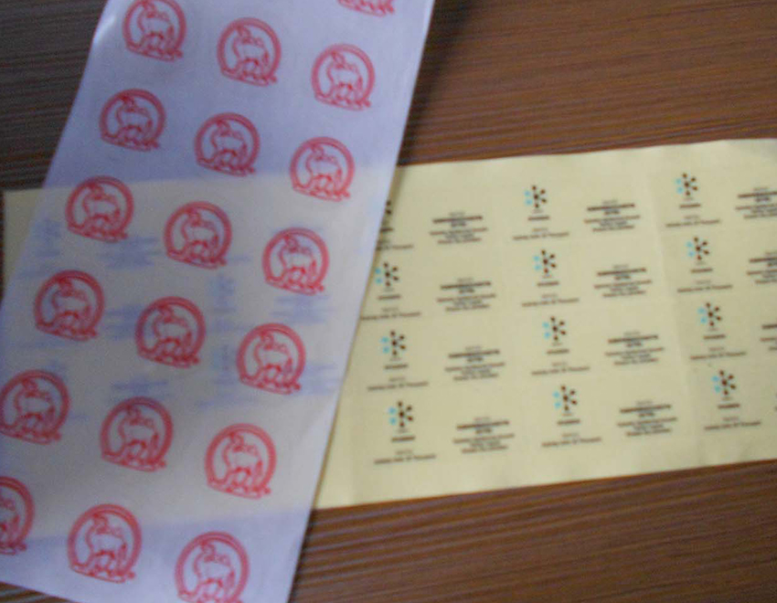 威海印刷透明膜標(biāo)簽